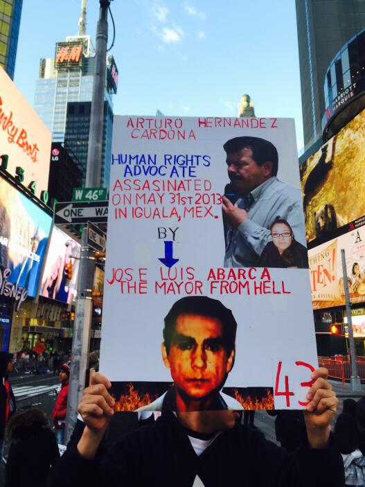 Piden justicia para los 43 estudiantes de magisterio