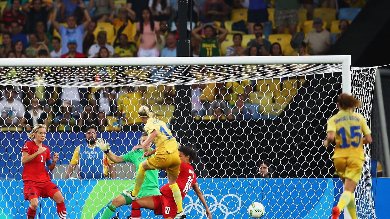 Alemania venciÃ³ a Suecia en el fÃºtbol femenil