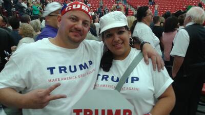 Evelio y Belkeys Vergara, cubanoamericanos, votarán por Trump en Nevada
