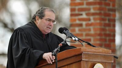 Una imagen de Antonin Scalia que data de 2013.