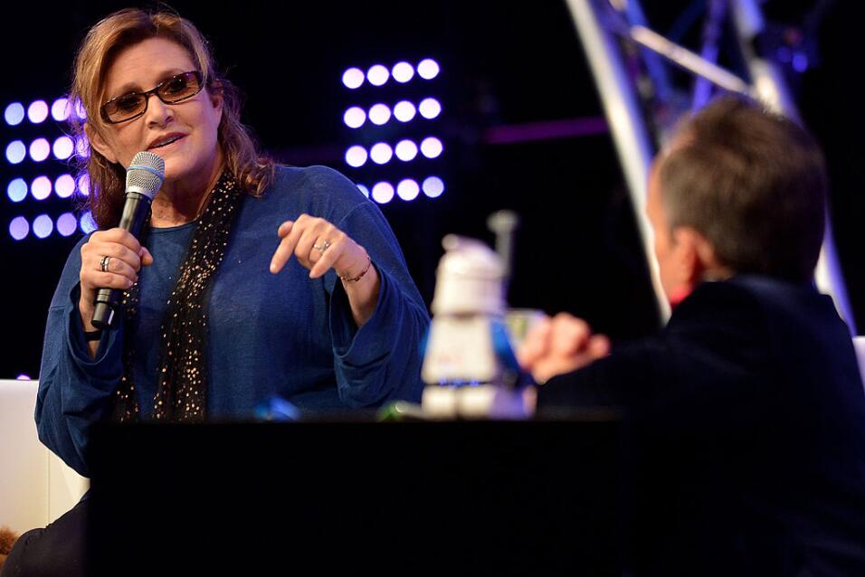 Muere Carrie Fisher a los 60 años tras sufrir un ataque cardíaco la sema...