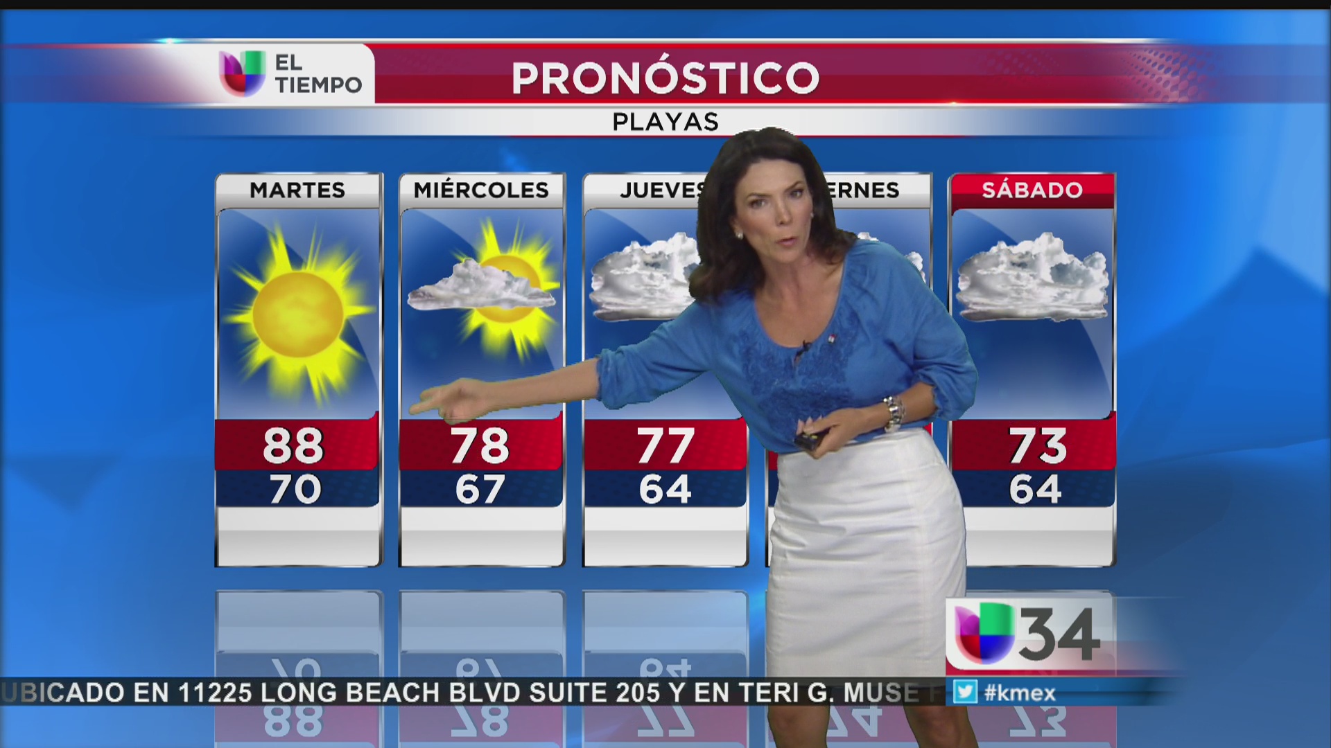 Así está el pronóstico del tiempo para hoy - Univision