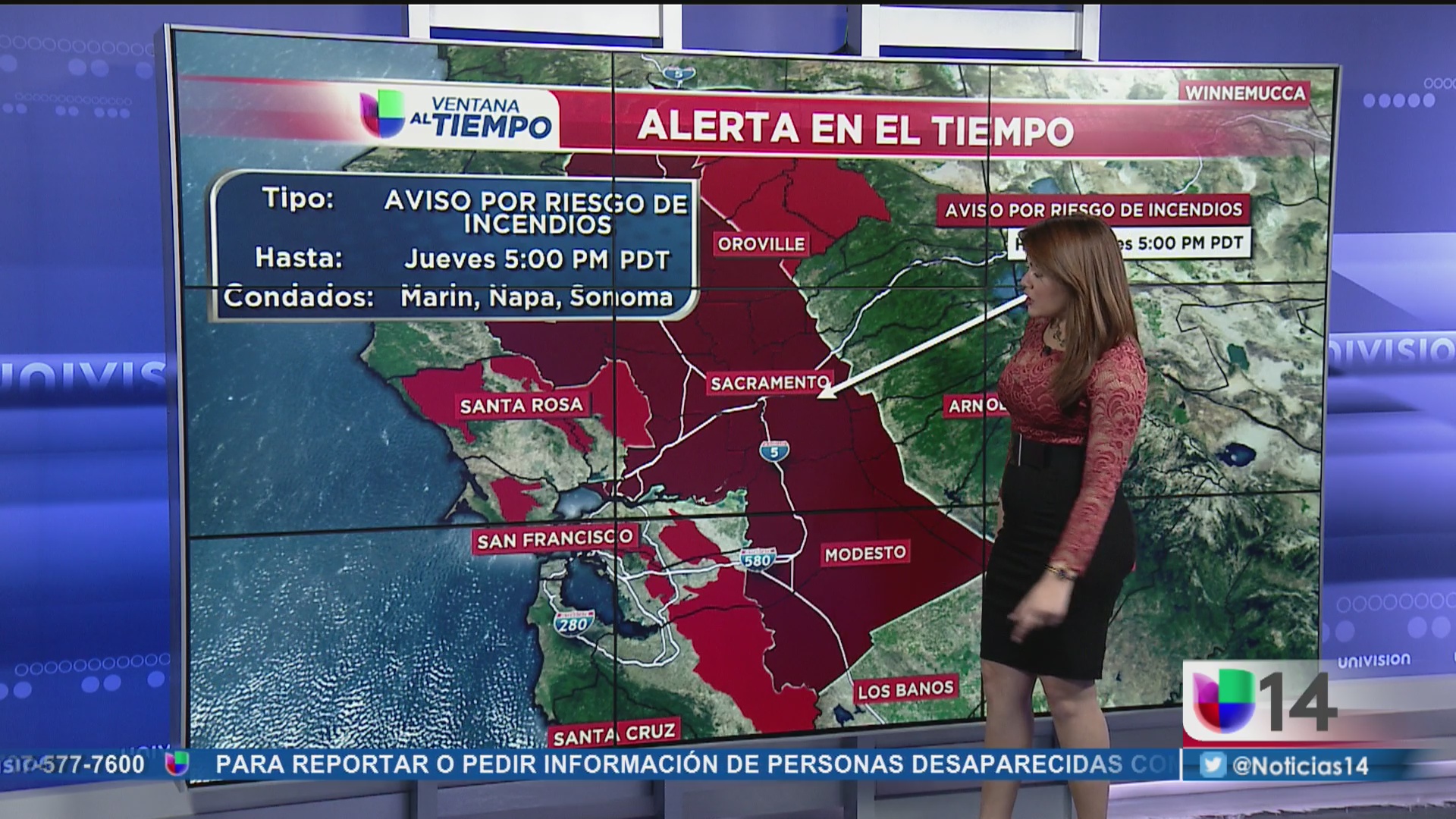 Pronóstico del tiempo 10 de octubre Univision 14 San Francisco Univision