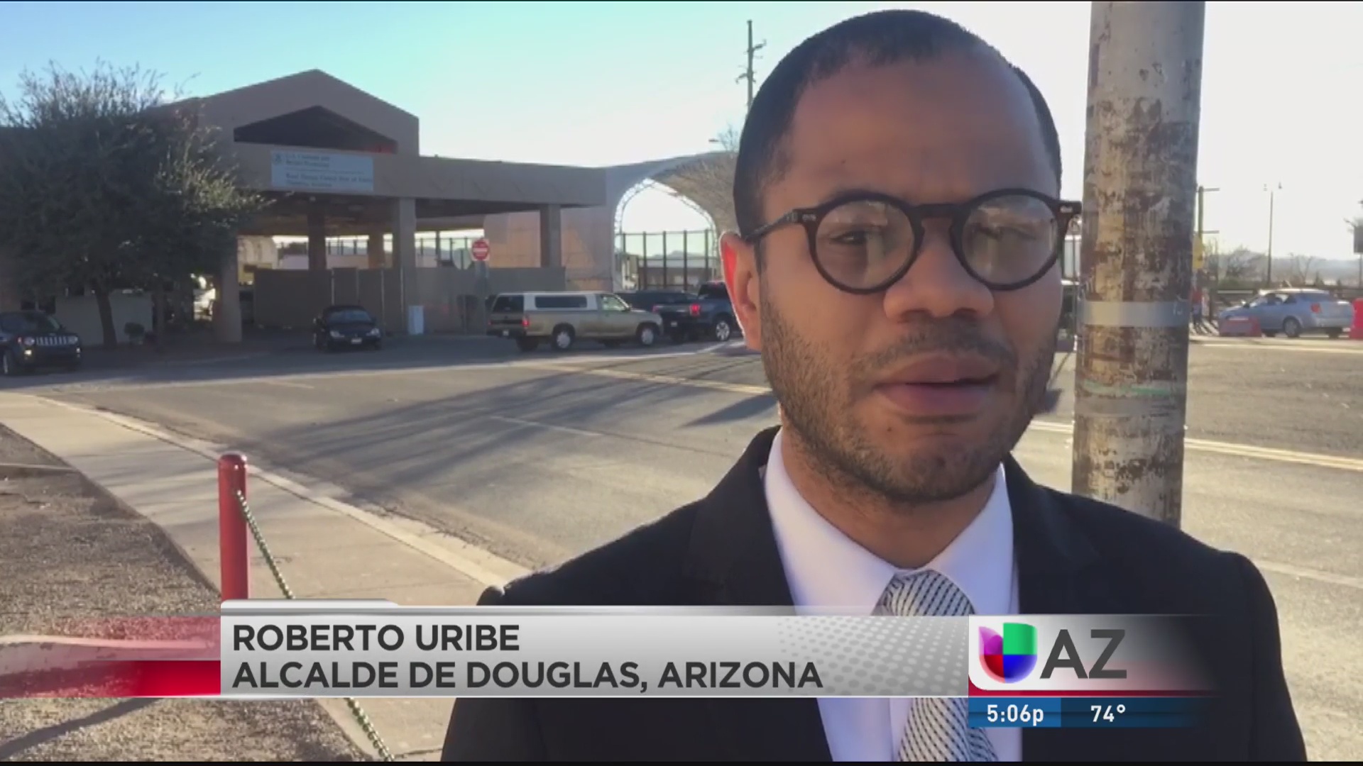 Alcalde de Douglas, Arizona. Univision Arizona Univision