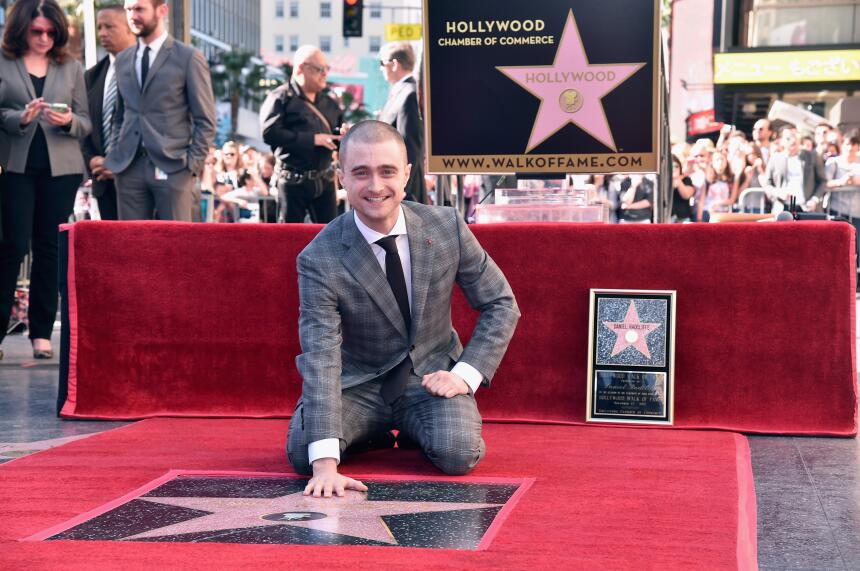 El actor Daniel Radcliffe ya tiene su estrella en Hollywood