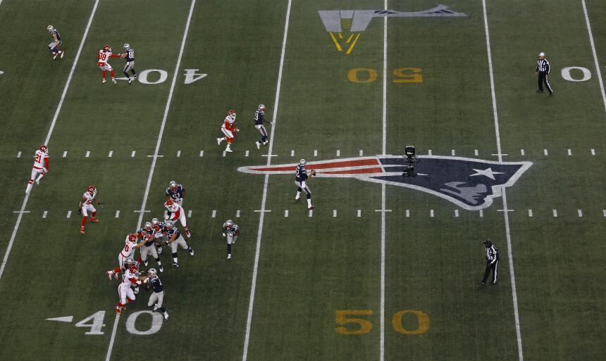 Las mejores imágenes del Chiefs - Patriots Playoff Divisional AFC