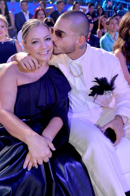Durante el festejo, en el 2016, Maluma no dudó en demostrar el amor que...