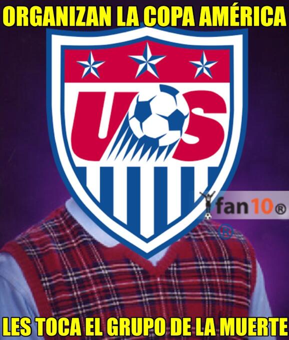 Se llevó acabo el sorteo de la Copa América Centenario y los memes y las...