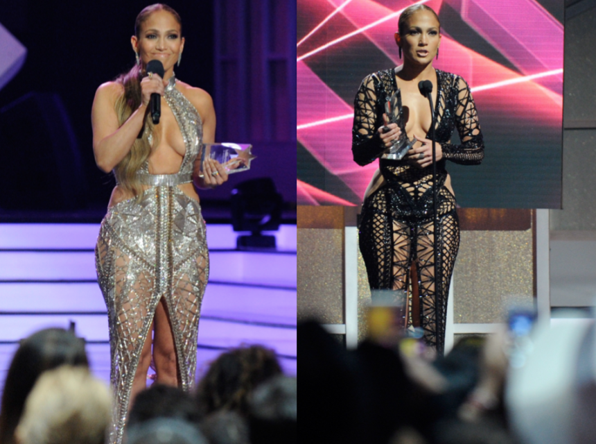 Jennifer López se superó: mira sus vestidos más impactantes en las alfom...