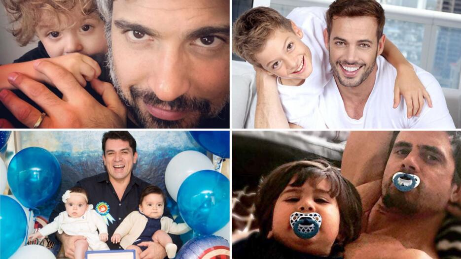 Son actores de telenovela y papás cariñosos
