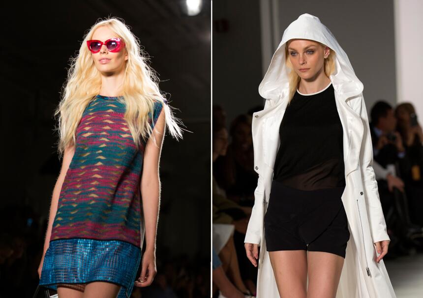 Custo Barcelo y Karigam en el NYFW