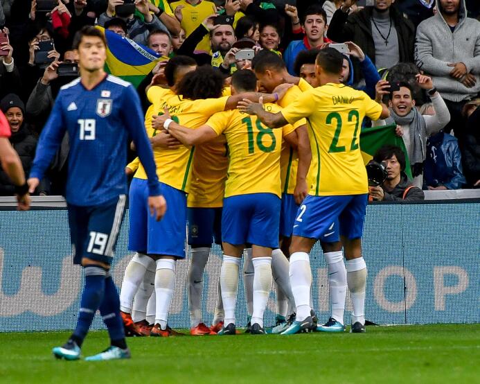 Con goles de Neymar, Marcelo y Gabriel Jesús, la selección de Brasil se...