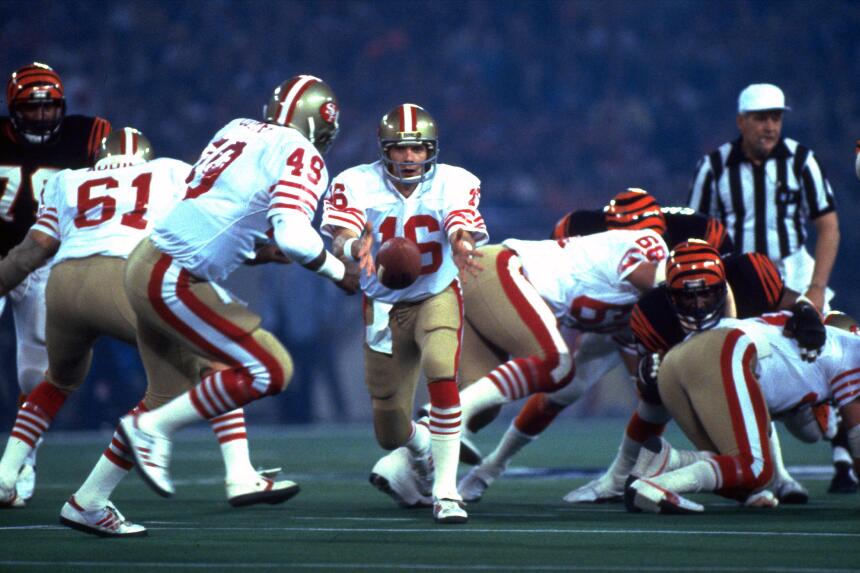 Recuerdo de los 2 Super Bowls que jugaron Bengals y 49ers