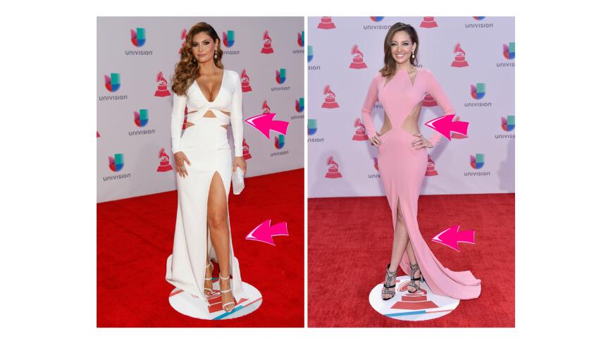 Vestidos similares de las famosas
