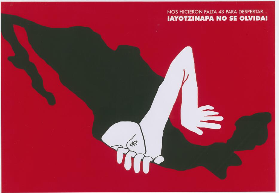 La exhibición "Ayotzinapa: un rugido de silencio" honra a los 43 estudia...