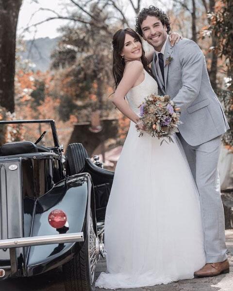 Adriana Louvier y Guto Salas boda