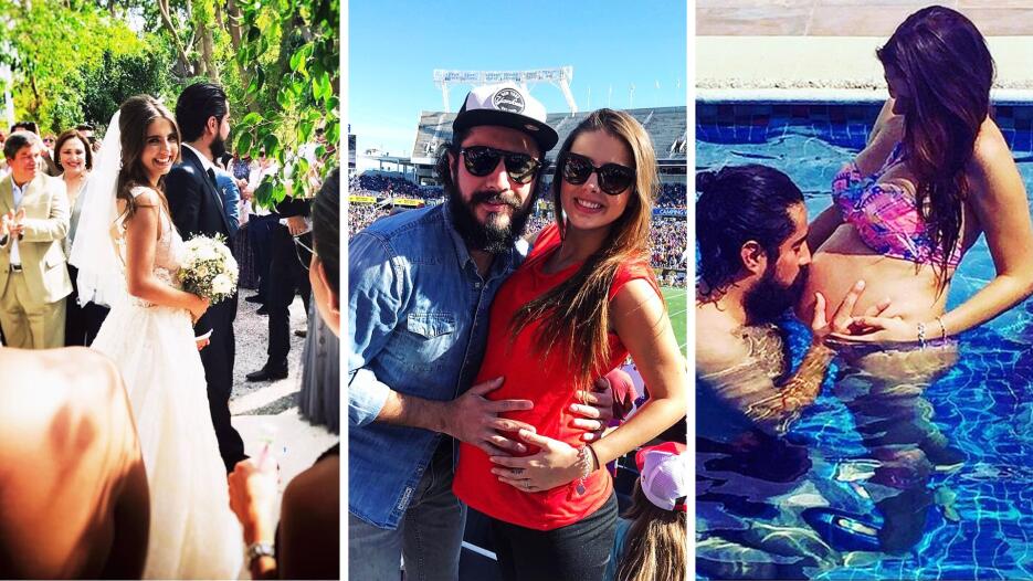 Michelle Renaud y Josué Alvarado se convirtieron en papás, recuerda su l...
