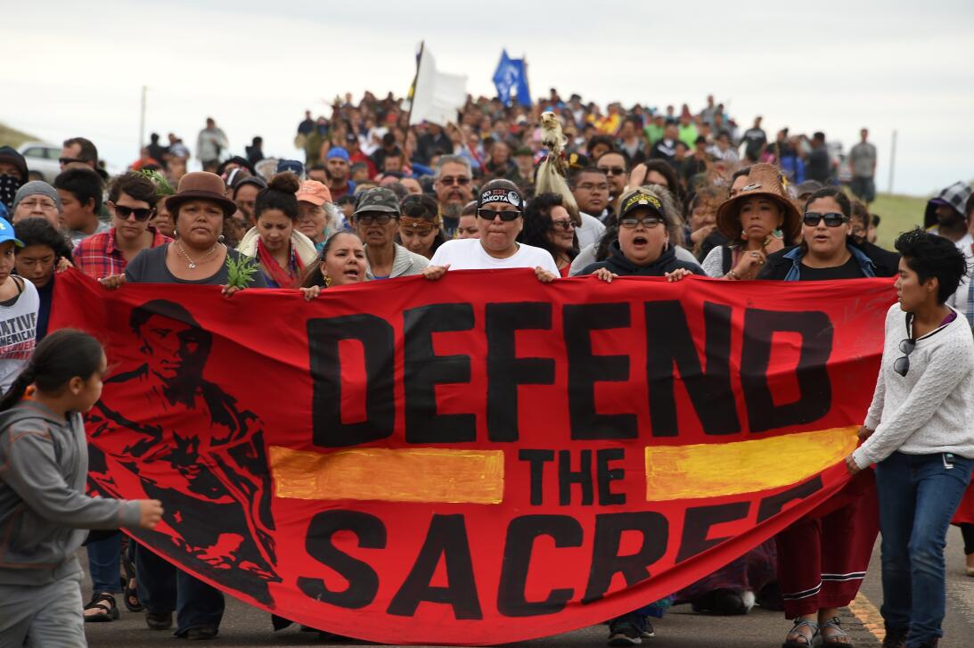 En fotos: La lucha de los sioux contra un oleoducto de 1.168 millas de l...