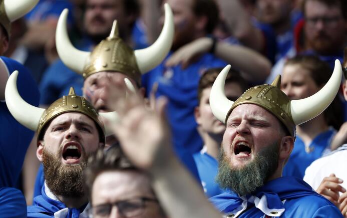 Los vikingos se apoderan de la Eurocopa 2016