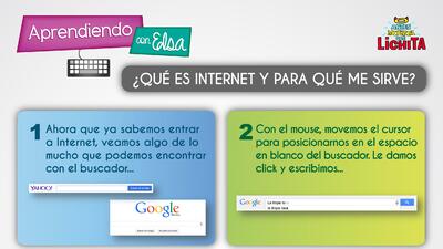 Aprendiendo con Elsa: ¿Qué es Internet y para qué me sirve?