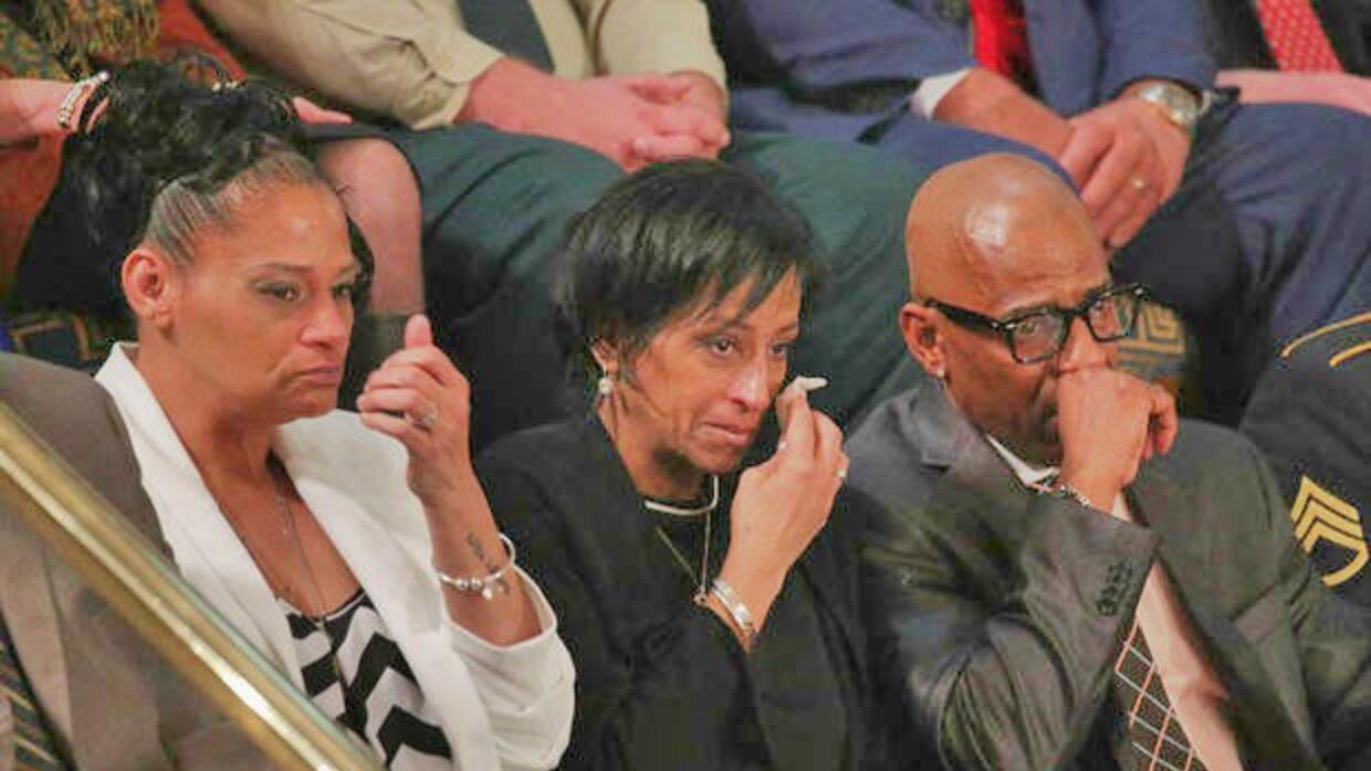 Elizabeth Alvarado, Evelyn Rodriguez and Freddy Cuevas, parents of child...