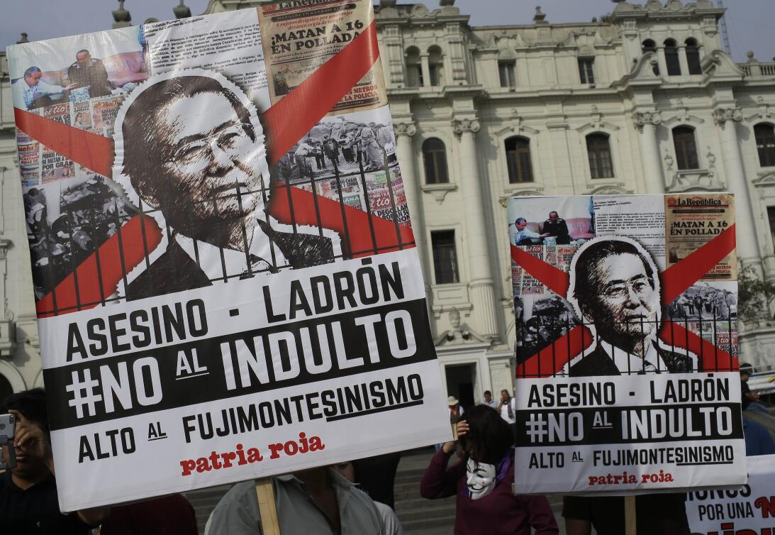En Fotos: Protestas y celebración en las calles de Perú por el indulto a...