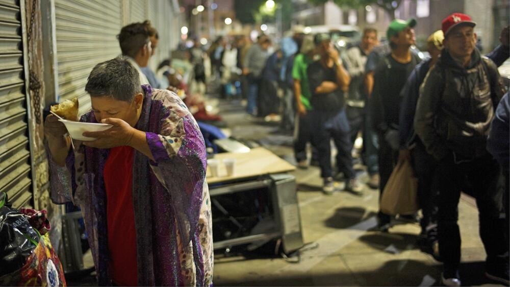 Indigentes en Los Ángeles