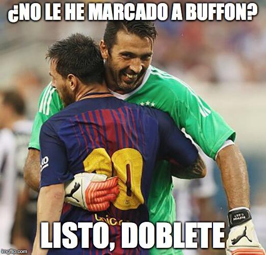 Buffon perdió su invicto contra Messi y los memes estuvieron ahí para vi...
