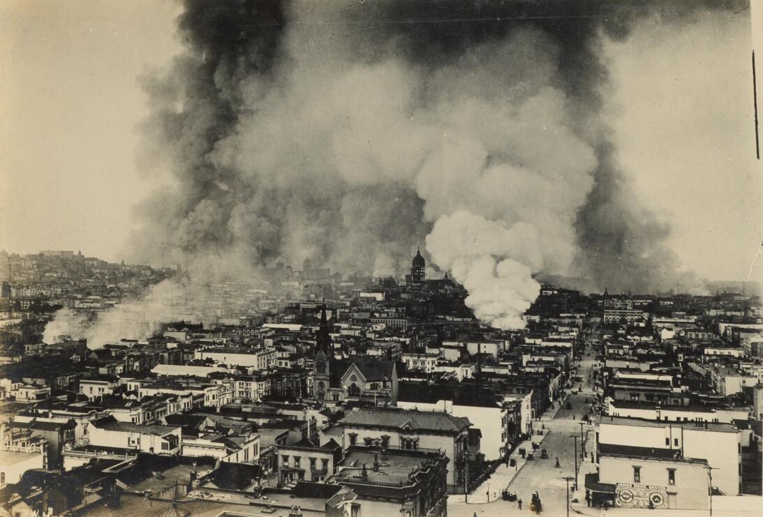 Imágenes del terremoto y el incendio que destruyeron la ciudad de San Fr...