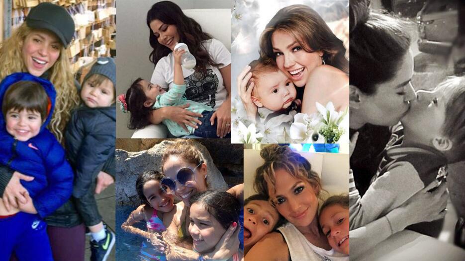 Mamás famosas locas de amor por sus peques