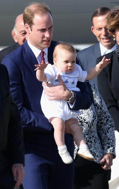 Príncipe William y príncipe George