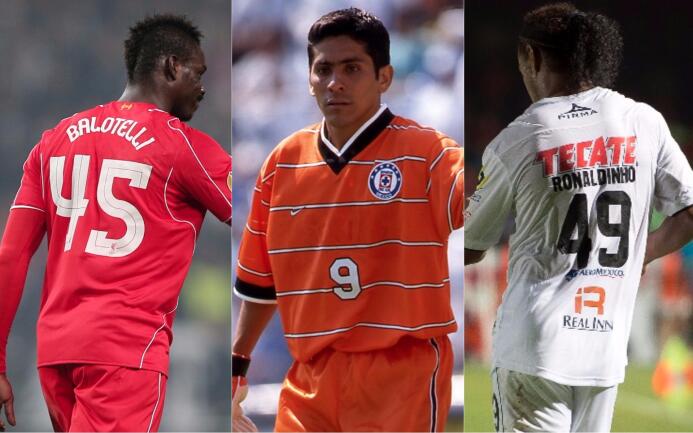 ¡Fuera de serie!: futbolistas con números de playeras curiosos y poco co...