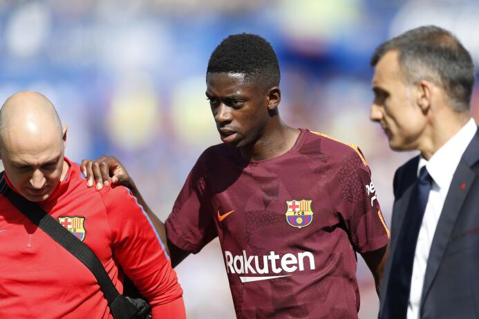 Ousmane Dembélé sigue en recuperación. Fuentes en la ciudad Condal asegu...