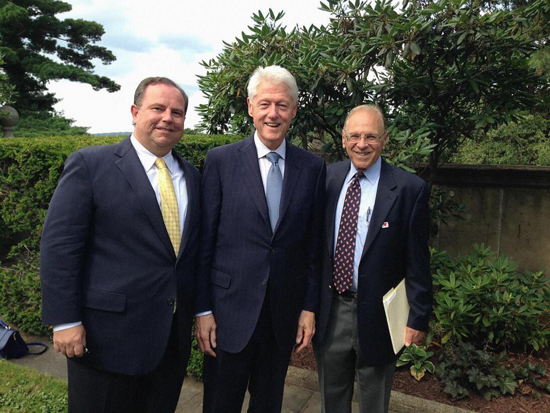 In photos: Conservative media owner Christopher Ruddy of Newsmax is Trum...