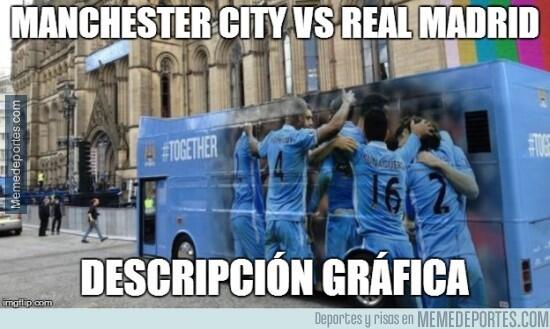 Memes del empate entre el City y el Madrid