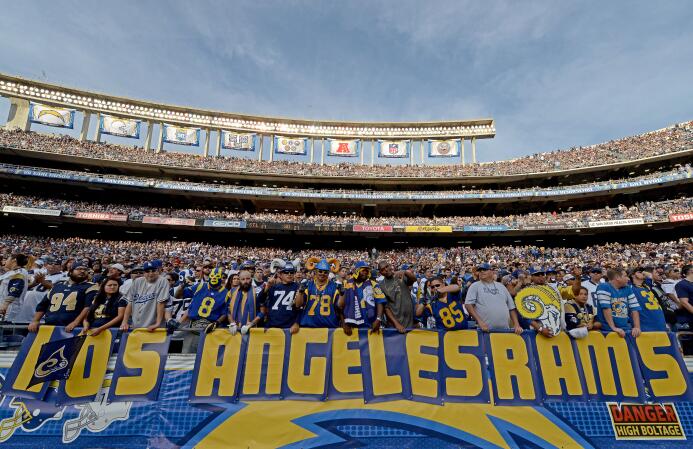 Fans de Rams pidieron en 2014 su regreso a Los Ángeles