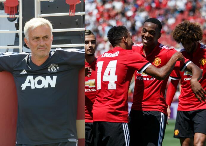 Mourinho le ganó el último duelo al Madrid, jugado en el Levi's Stadium...