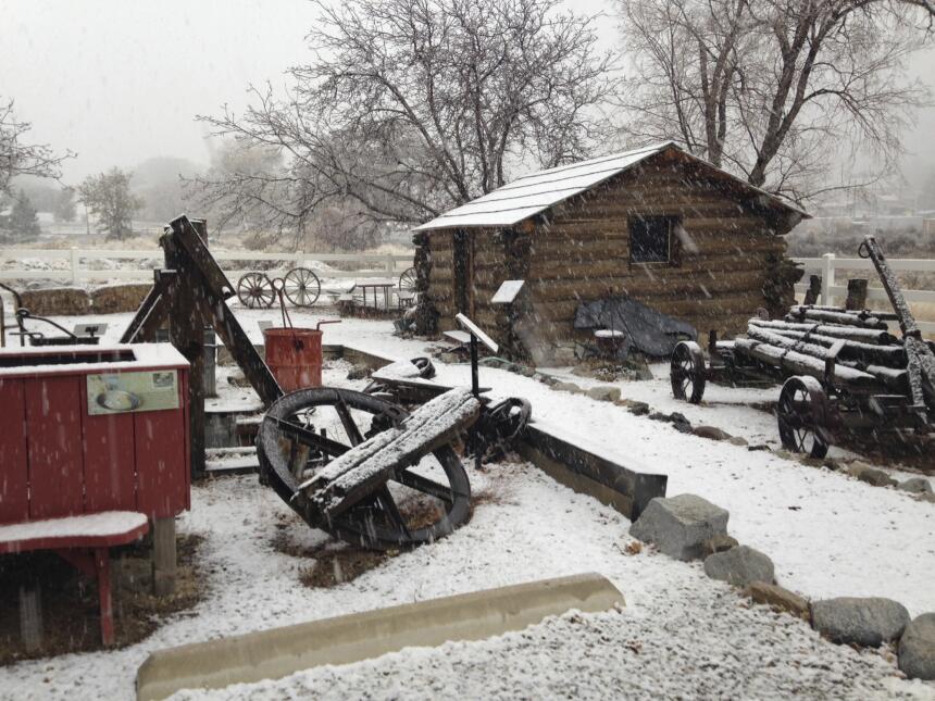 Tormenta de nieve en California