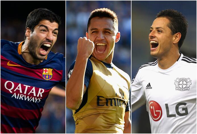 El once latino de la Champions