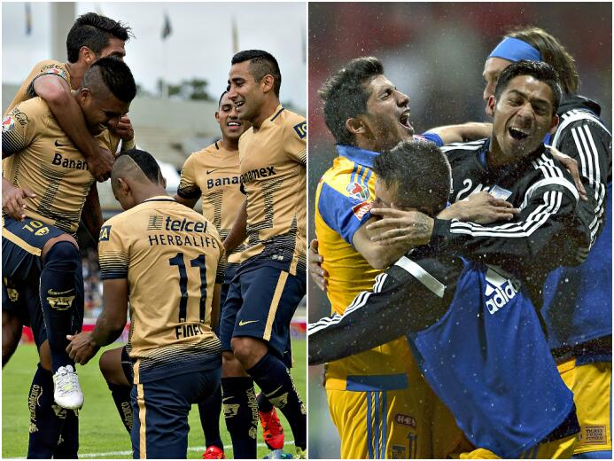Pumas y Tigres pelearán por el título del Apertura 2015 de la Liga MX, a...
