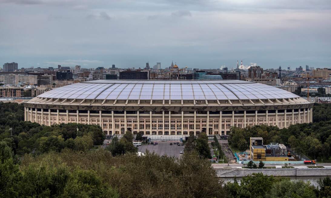 Las obras de remodelación en el Estadio Luzhniki (Moscú) ya han terminad...
