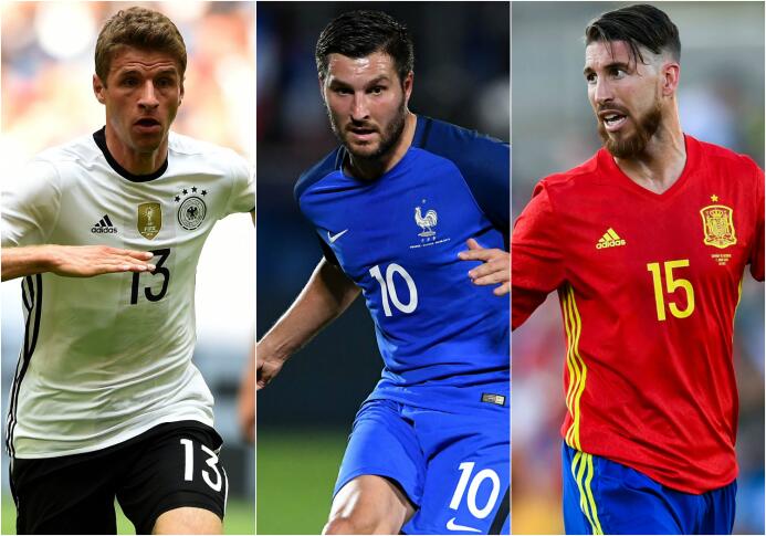 Las selecciones favoritas para salir campeón de la Eurocopa 2016 están