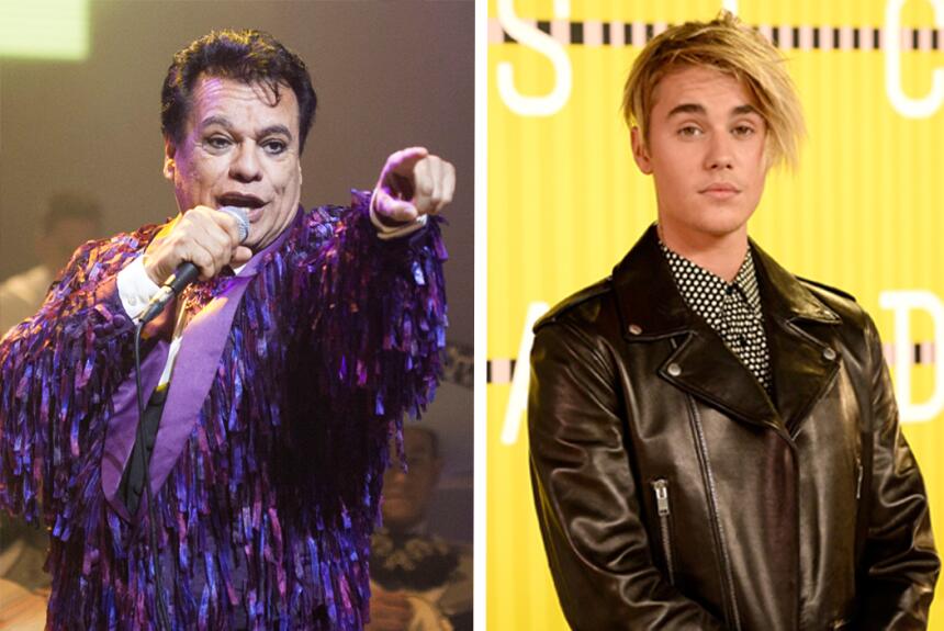 Juan Gabriel y Justin Bieber