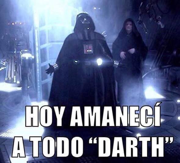 Únete al lado oscuro de la fuerza y ríete un poco con estas bromas de la...