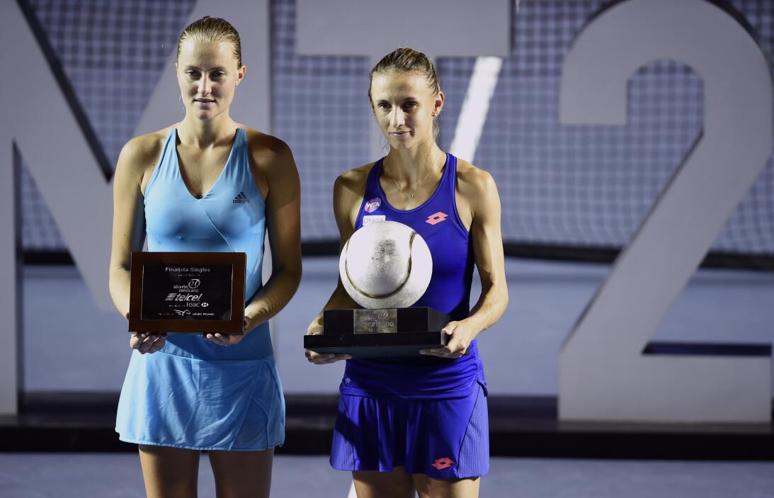 Tsurenko y Mladenovic, una hermosa final en el Abierto Mexicano de Tenis...