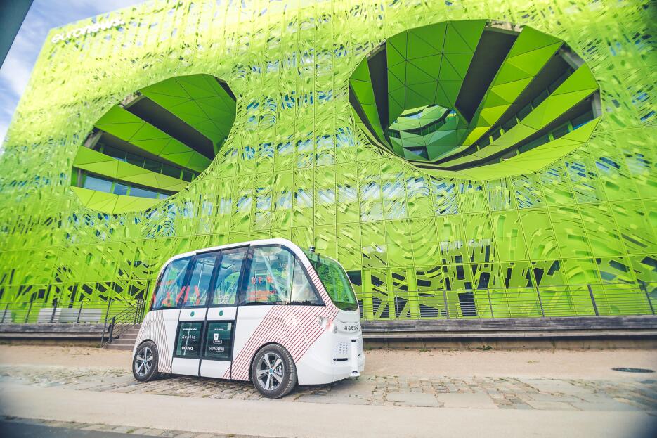 Fotos del Navya Arma, el minubius autónomo eléctrico que quiere conquist...