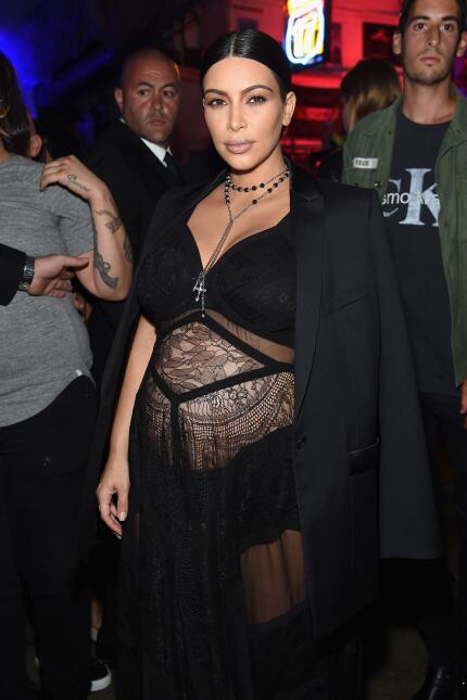 La famosa presumió su embarazo durante la semana de la moda en Nueva York.
