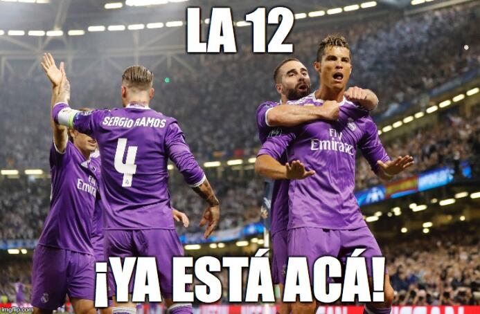 Los memes aprovecharon la '12' para darle duro a los anti-madridistas 1q...