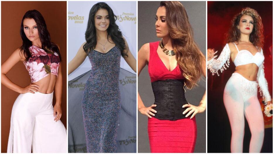 Actrices con cinturita de avispa