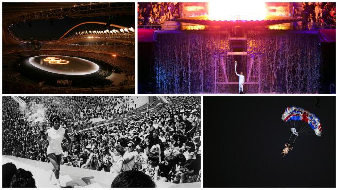 Los mejores momentos de las inauguraciones de Juegos Olímpicoso.